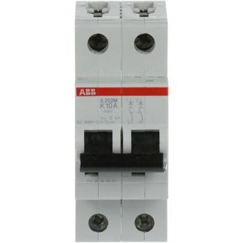 Disjoncteur 2P K10 10kA ABB S200M
