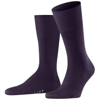 Falke Airport Men 11-12 Red Virgin Wool Blocked Socks