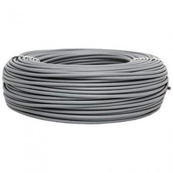 Cable eléctrico H07V-K 1x6mm2 gris en rollo de 100m