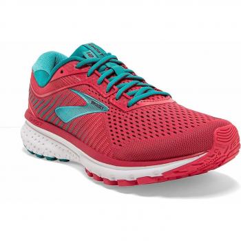 Brooks Ghost 12, Chaussures de Running Femme, Multicolore (Teaberry/Rumba/Viridian 672), 36 EU