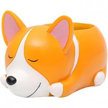 Vase succulent chien pour étudiants