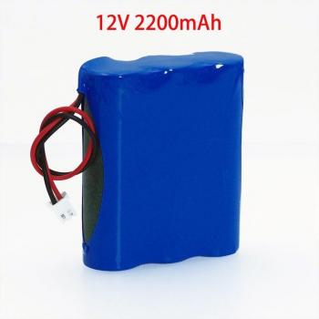 VariCore 12.6V 18650 Lithium-Ion Battery Pack, 2600mAh, Output 1.8A to 3A for CCTV Cameras