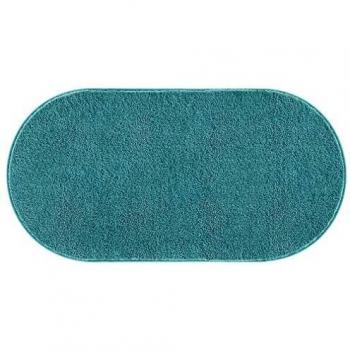 VANZAVANZU Non Slip Bath Mat Oval Thickened Bath Rug for Bathroom Absorbent Ultra Soft Bathroom Mat Rug Fluffy Microfiber Bedside Rug Carpet Floor Mat