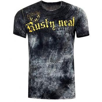 Rusty Neal Batikoptik T-Shirt für Herren in Größe 3XL