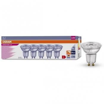 Ledvance OSRAM LED-GU10 5er Pack – 3,4 W / 35 W Reflektor 230 lm 36° Warmweiß 2700
