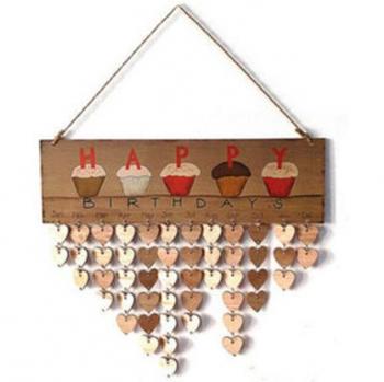 Calendario Colgante de Madera