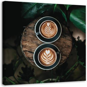 Illustration Sur Toile Latte Tasse