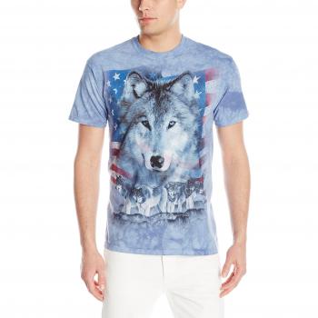 M‑Größe Blau: Wolfpack Patriotisches Shirt – Official Merchandise