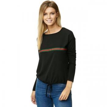 Langarmshirt DECAY mit Rundhals und Streifen