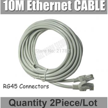 Kit de cables Ethernet CAT5 10m RJ45 para ordenador