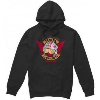 Men's Star Wars Red Leader Hoodie – XL (Black)