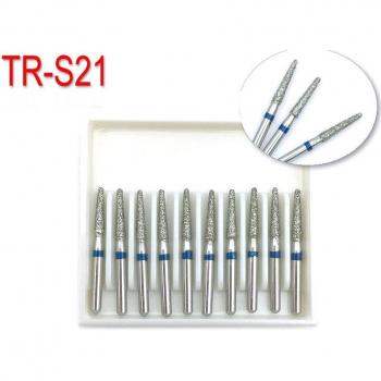 10pcs FG Diamond Burs 1.6mm High Speed Dental Tools
