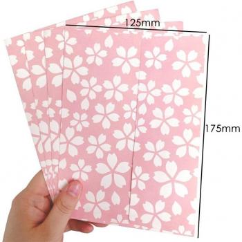 4 Stück Sakura Papierumschläge