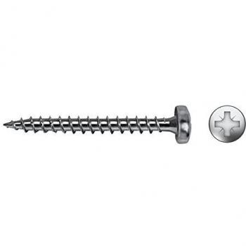 Tête ronde vis Velox B 4,5 × 50 mm (bois) – lot de 250