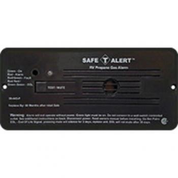 Black 12V Propane/LP Gas Detector, 30 Series, Safe‑T‑Alert Flush Mount