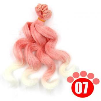 BJD Doll Wig 15x100CM Curly Hair for 1/3, 1/4, 1/6 Dolls