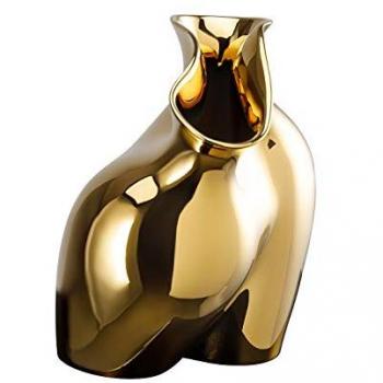 Rosenthal Dekovase La Chute 26 cm, Gold titanisiert