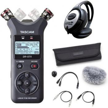 TASCAM DR‑07X Pocket Recorder – Kopfhörer, Zubehörset