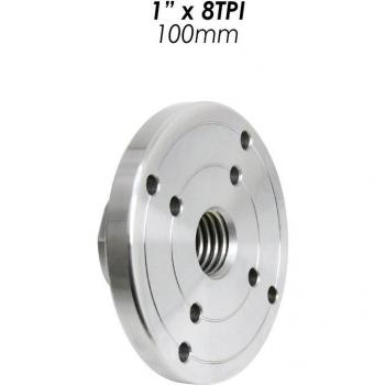 Plato Frontal Roscado para Tornos M33 y M18 – 1 pulgada