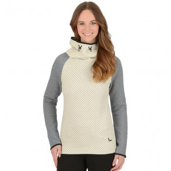 TRIGEMA Damen Kapuzenpullover mit Jacquardmuster