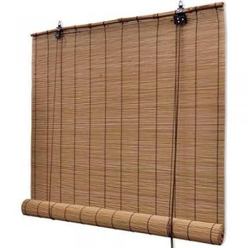 Bamboo Roller Blind by Vidaxl, Dimensions: 140x220 cm, Color: Brown