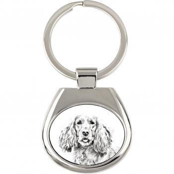 Pandantiv personalizat Cocker Spaniel marca Art-Dog argintiu