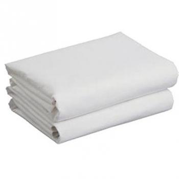 SweetDreams Cot Bed Jersey Fitted Sheet (White, Pack of 2)