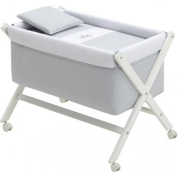 Compacta MiniCuna Cambrass Tijera en Gris y Bco