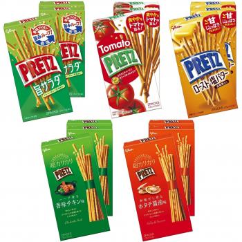 Pretz Snack Assortment Set 5 Types x 3 Pieces