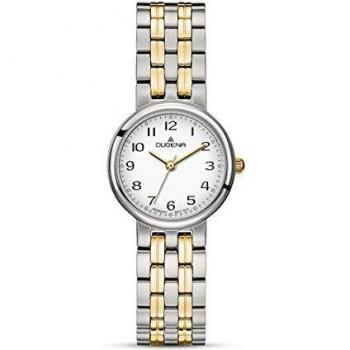 Dugena Damen Armbanduhr Brenda Edelstahl 26mm silber/gold