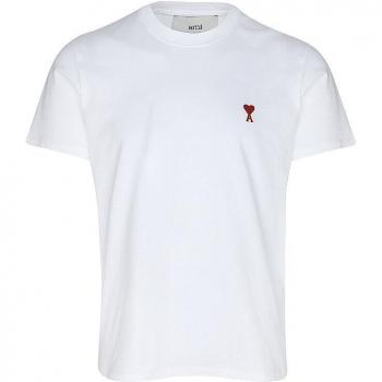AMI Paris Short Sleeve T-Shirt Rossa Classica L