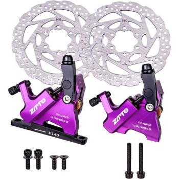 ZTTO Gravel Bike Hydraulic Brake Caliper with Mechanical Wire Pull
