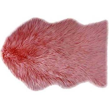 Country Club Faux Velvet Pink Rug