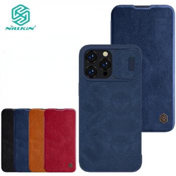 Nillkin Ultra-Soft Flip QIN Pro Case with Camera Slider Protection for iPhone 14 Pro Max – Black