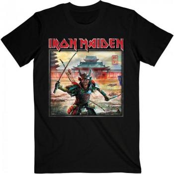 Polo Quadrato Iron Maiden Senjutsu Palace Keyline Nero XXL