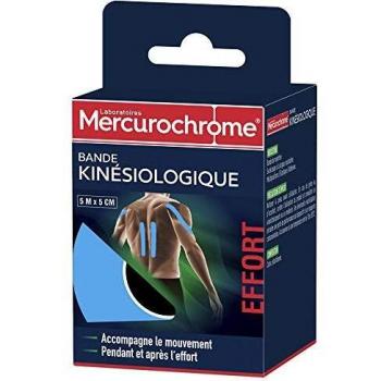 Mercurochrome Bewegungsband 5 m × 5 cm – Rotes Elastikband