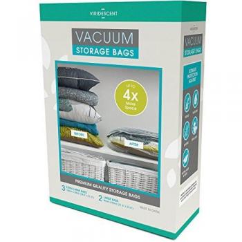Viridescent Jumbo and Large Vacuum Storage Bags Set