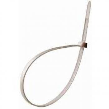 Collier de fixation blanc 350x4.8mm 100 pièces