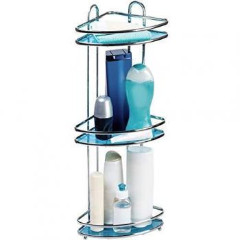 Tatkraft 3-Tier Shower Corner Organizer – Chrome