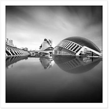 Artery8 White‑Framed Valencia City Art
