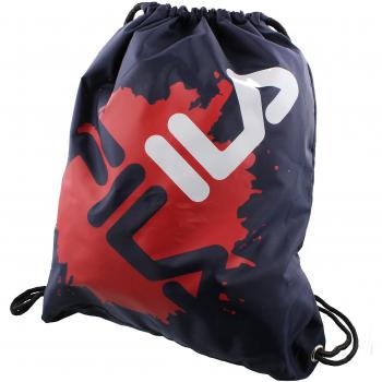 Fila Junior Gym Satchel – White Base with Blue/Red Accents
