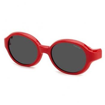 Polaroid Kid Polarized Clip‑On Lenses – Red & Grey – PLD K004