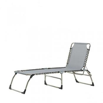 Jankurtz Gartenliege Jan Kurtz Sonnenliege Amigo XXL in Grau