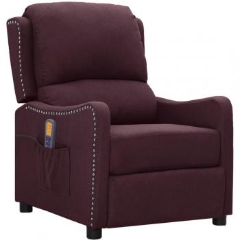 VidaXL Lila Relax-Massagesessel aus hochwertigem Stoff