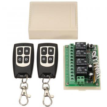 Módulo de Interruptor Inalámbrico 12V 4 Canales