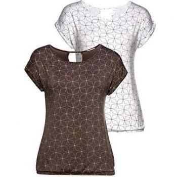 LASCANA Trendy T-Shirt Set mit Cut-Out-Detail