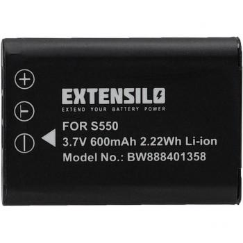 Extensilo 600 mAh Lithium‑Ion Akkumulator für Ricoh Digitalkameras