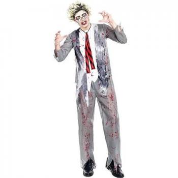 Disfraz de Zombie Colegial Talla M