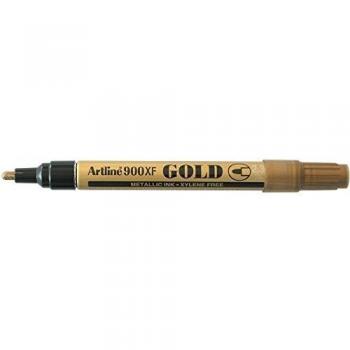 Artline 900 Metallic Permanent Marker 2.3mm Bullet Nib Gold