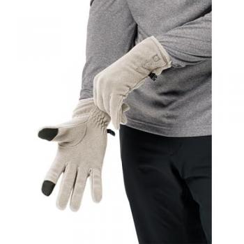Jack Wolfskin Fleecehandschuhe in Weiß L